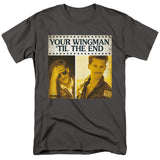 Top Gun T-Shirt Wingman 'Til The End Charcoal Tee - Yoga Clothing for You