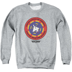 Top Gun Sweatshirt Fighter Weapons School Heather Pullover - Yoga Clothing for You