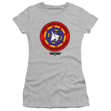 Top Gun Juniors T-Shirt Fighter Weapons School Heather Tee - Yoga Clothing for You