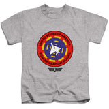 Top Gun Boys T-Shirt Fighter Weapons School Heather Tee - Yoga Clothing for You
