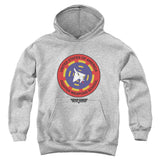Top Gun Kids Hoodie Fighter Weapons School Heather Hoody - Yoga Clothing for You