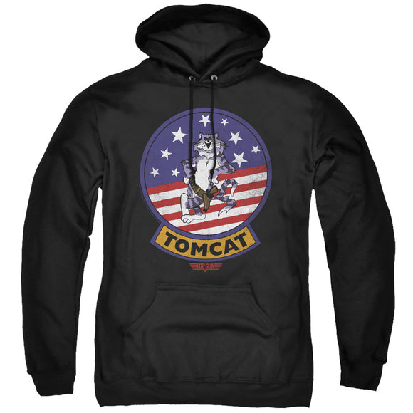 Top Gun Hoodie Tomcat Patch Black Hoody - Yoga Clothing for You