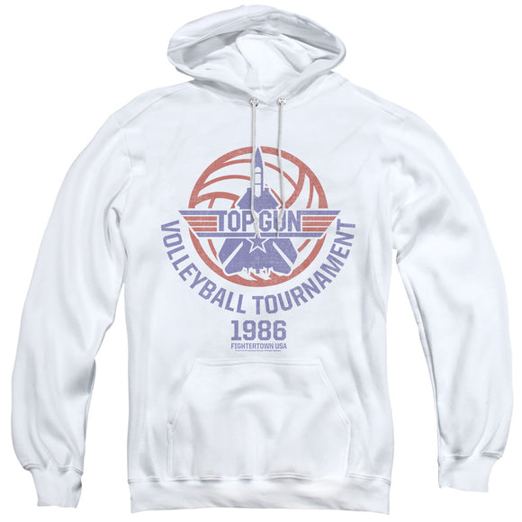Top Gun Hoodie Volleyball Tournament White Hoody - Yoga Clothing for You