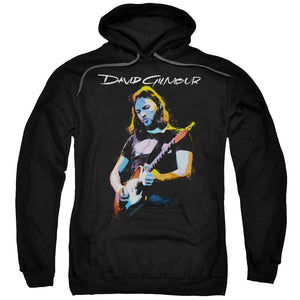 David Gilmour Hoodie Classic Portrait Black Hoody - Yoga Clothing for You