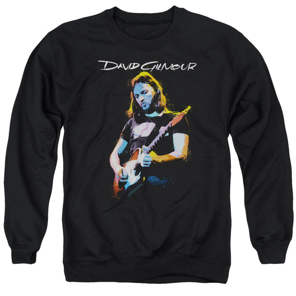 David Gilmour Sweatshirt Classic Portrait Black Pullover - Yoga Clothing for You