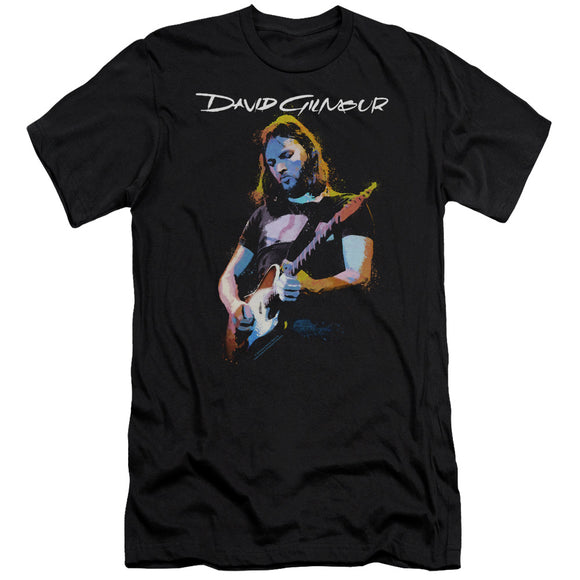 David Gilmour Premium Canvas T-Shirt Classic Portrait Black Tee - Yoga Clothing for You