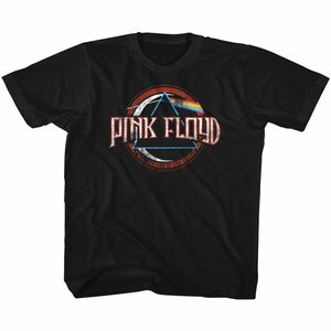 Pink Floyd Toddler T-Shirt Distressed The Dark Side of The Moon Black Tee - Yoga Clothing for You