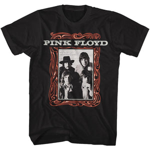 Pink Floyd Tall T-Shirt Portrait Black Tee - Yoga Clothing for You