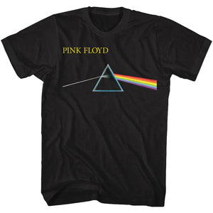 Pink Floyd Tall T-Shirt Logo Black Tee - Yoga Clothing for You
