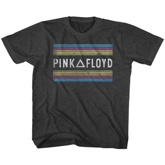 Pink Floyd Toddler T-Shirt Rainbows Black Heather Tee - Yoga Clothing for You