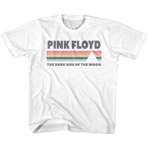 Pink Floyd Toddler T-Shirt The Dark Side of the Moon White Tee - Yoga Clothing for You