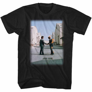 Pink Floyd T-Shirt Wish You Were Here Album Cover Black Tee - Yoga Clothing for You