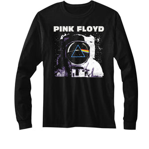 Pink Floyd Long Sleeve T-Shirt Astronaut Black Tee - Yoga Clothing for You