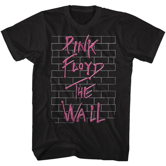 Pink Floyd Tall T-Shirt The Wall Black Tee - Yoga Clothing for You