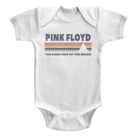 Pink Floyd Infant Bodysuit The Dark Side of the Moon White Romper - Yoga Clothing for You