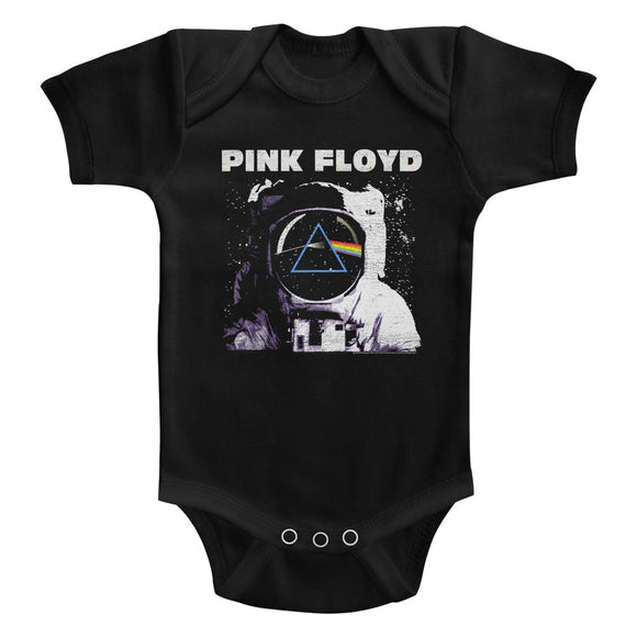 Pink Floyd Infant Bodysuit Astronaut Black Romper - Yoga Clothing for You