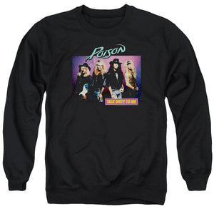 Poison Sweatshirt Talk Dirty To Me Black Pullover - Yoga Clothing for You