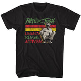 Peter Tosh Legacy Reggae Activism Black T-shirt - Yoga Clothing for You