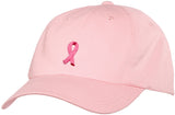 Unisex Breast Cancer Awareness Ribbon Hat - Light Pink - Yoga Clothing for You