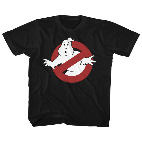 The Real Ghostbusters Toddler T-Shirt No Ghost Sign Black Tee - Yoga Clothing for You