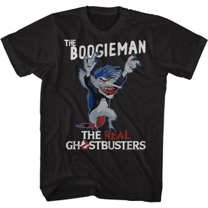 The Real Ghostbusters Tall T-Shirt The Boogieman Black Tee - Yoga Clothing for You