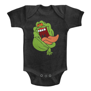 The Real Ghostbusters Infant Bodysuit Slimer Vintage Smoke Romper - Yoga Clothing for You