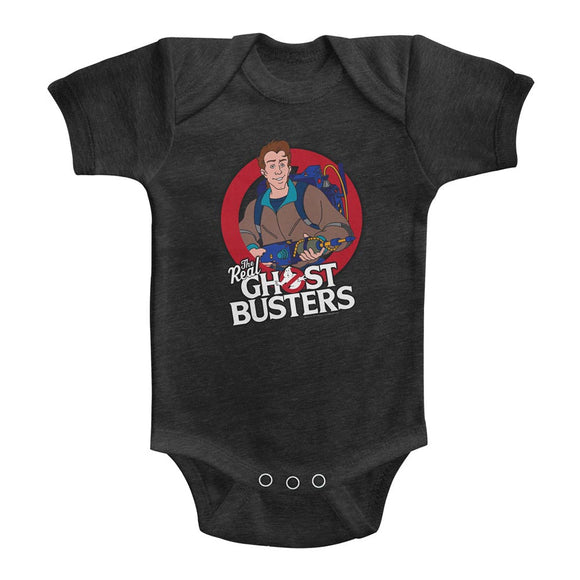 The Real Ghostbusters Infant Bodysuit Peter Venkman Vintage Smoke Romper - Yoga Clothing for You