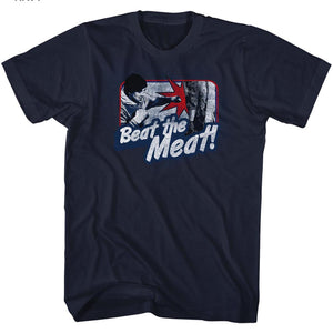 Rocky Tall T-Shirt Beat The Meat Navy Tee - Yoga Clothing for You