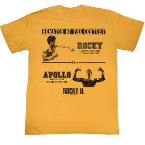 Rocky T-Shirt Rematch Of The Century VS Apollo Ginger Tee - Yoga Clothing for You