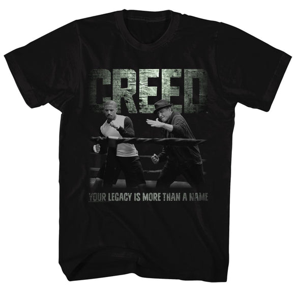 Creed Tall T-Shirt Embrace The Legacy Black Tee - Yoga Clothing for You