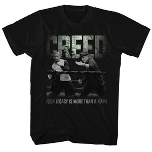 Creed Legacy Quote Training Black T-shirt