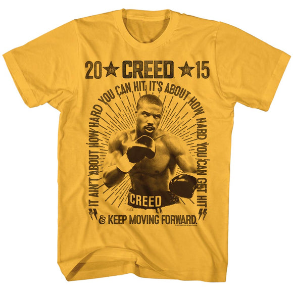 Creed T-Shirt It Ain't About How Hard You Can Hit Ginger Tee - Yoga Clothing for You
