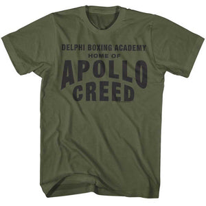 Creed Home of Apollo Creed Green T-shirt