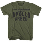 Creed Home of Apollo Creed Green T-shirt