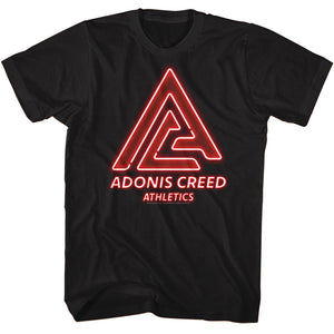 Rocky Neon Adonis Creed Athletics Black Tall T-shirt