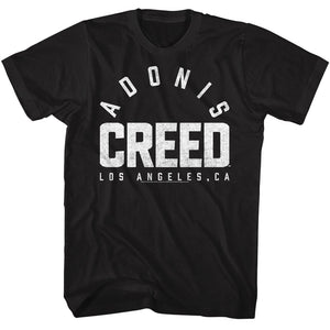 Rocky Adonis Creed Logo Black T-shirt