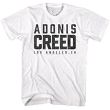 Rocky Adonis Creed Vintage Logo White T-shirt