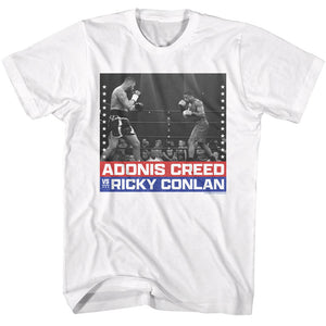 Rocky Creed vs Conlan Boxing White T-shirt