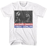 Rocky Creed vs Conlan Boxing White Tall T-shirt