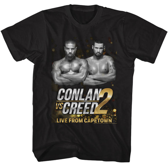Rocky Conlan and Creed Live From Capetown Black Tall T-shirt