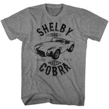 Shelby T-Shirt 1966 427 Cobra Graphite Heather Tee - Yoga Clothing for You