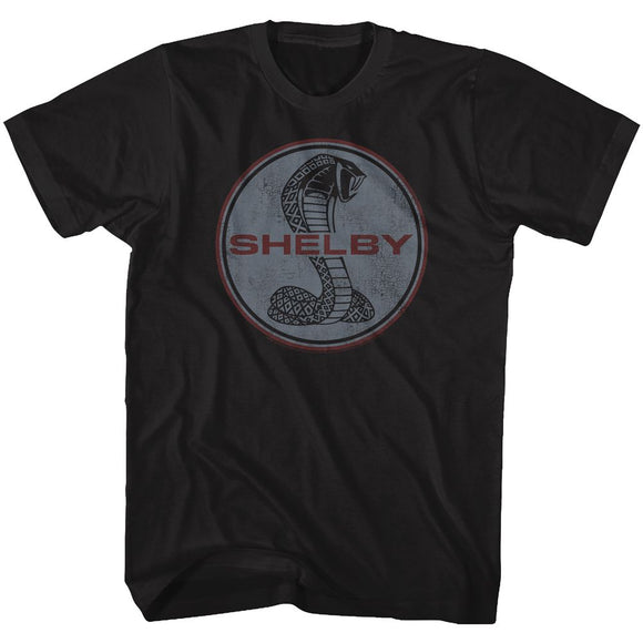 Shelby Tall T-Shirt Vintage Snake Logo Black Tee - Yoga Clothing for You