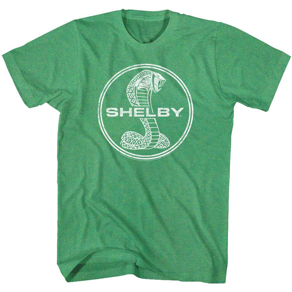 Shelby T-Shirt Circle Logo Kelly Heather Tee - Yoga Clothing for You