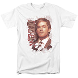 Dexter T-Shirt Splatter Photo White Tee - Yoga Clothing for You