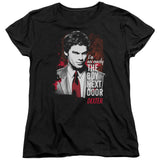 Dexter Womens T-Shirt Boy Next Door Black Tee - Yoga Clothing for You