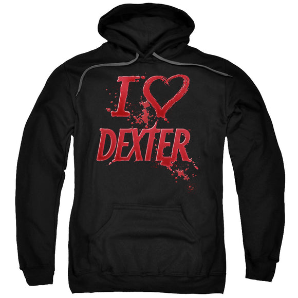 Dexter Hoodie I Love Dexter Black Hoody - Yoga Clothing for You