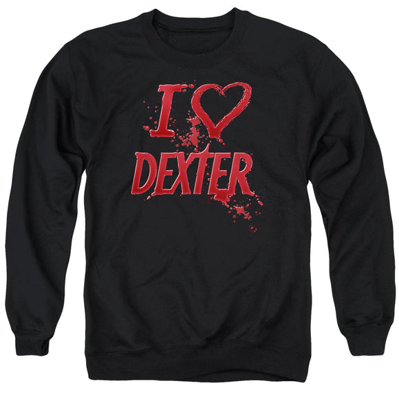 Dexter Sweatshirt I Love Dexter Black Pullover - Yoga Clothing for You