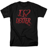 Dexter T-Shirt I Love Dexter Black Tee - Yoga Clothing for You