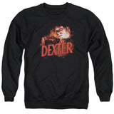 Dexter Sweatshirt Drawing Black Pullover - Yoga Clothing for You