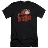 Dexter Slim Fit T-Shirt Drawing Black Tee - Yoga Clothing for You